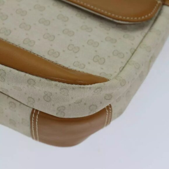 GUCCI Micro GG Supreme Shoulder Bag PVC Beige 001 106 0185 Auth am6133 - Picture 7 of 16